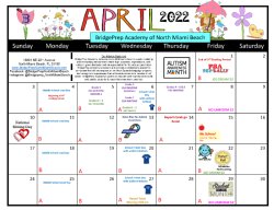 April Calendars